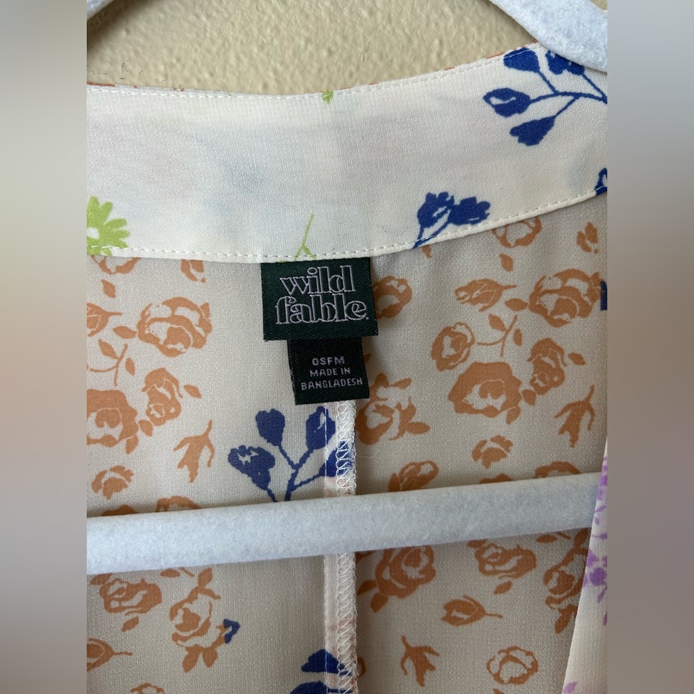 Wild Fable | Floral Print Kimono - Picture 4 of 7